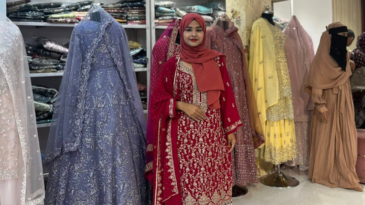 hamima Aktar in burqa fashion content