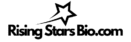 RisingStarsBio logo – Your source for celebrity biographies, career milestones, and inspirational stories