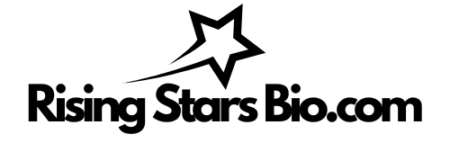 RisingStarsBio logo – Your source for celebrity biographies, career milestones, and inspirational stories